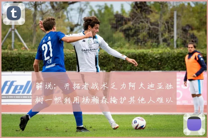 解说：开拓者战术乏力阿夫迪亚独树一帜利用杨瀚森掩护其他人难以配合